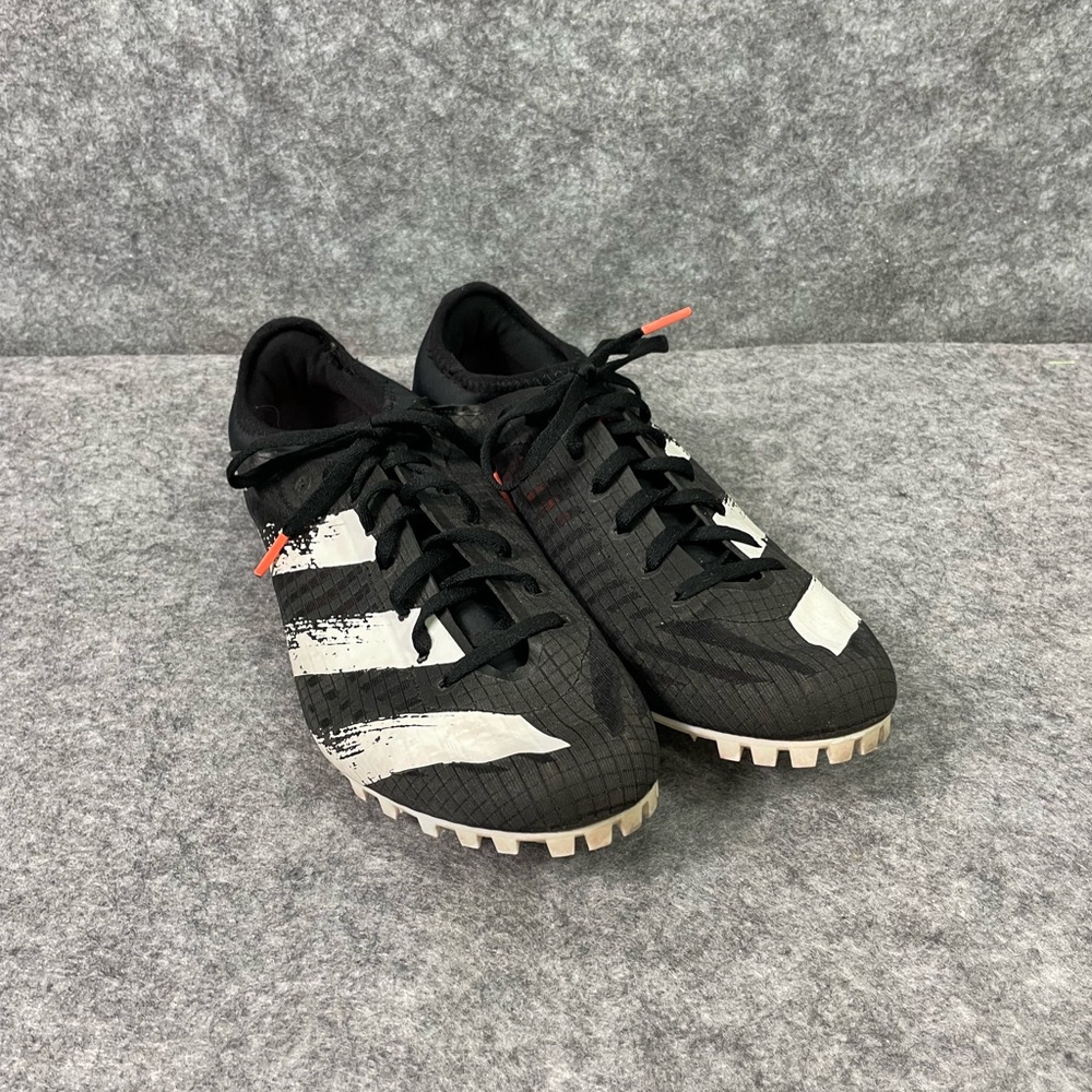 adidas Sprintstar Track Spikes Shoes Mens Size 10 Black White Running EG1199